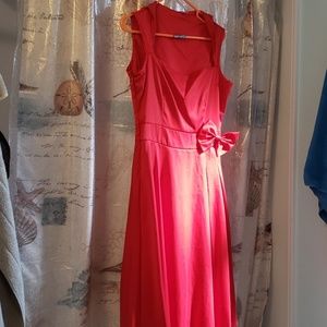 Red 50's dress